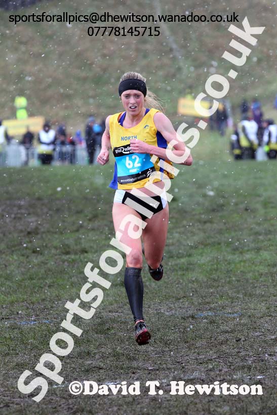 Womens Inter District, Morrisons Great Edinburgh Cross Country. Photo: David T. Hewitson/Sports for All Pics